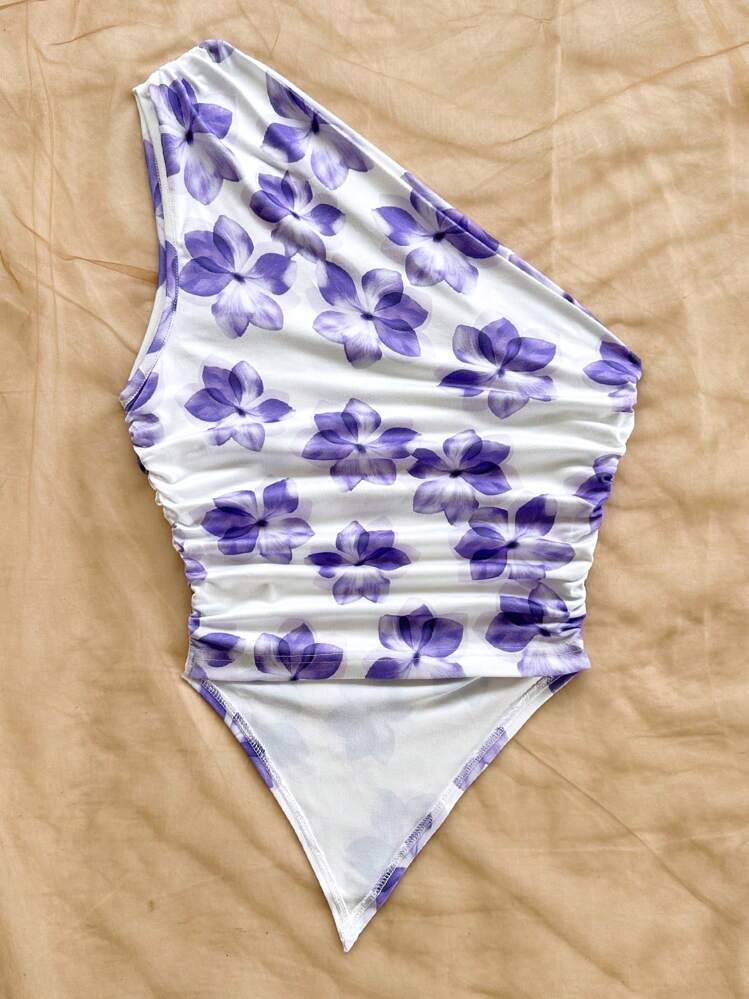 Soleia 全新优雅度假无袖上衣，女式针织印花背心，褶皱设计 - 彩色 - 查看 2