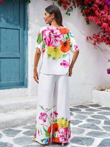 SHEIN Clasi Trang phục hai mảnh dành cho phụ nữ mặc hàng ngày - Nhiều màu - Xem 3