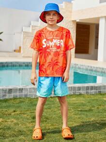 青少年男孩夏季T恤