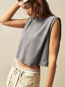 Bohemela Vacation Women's Round Neck Sleeveless Tank Top