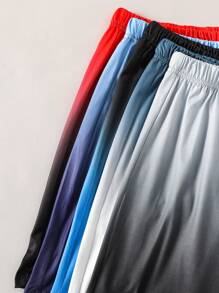 Bộ 5 quần short thời trang thường ngày đa năng màu gradient cho bé trai tuổi teen, thích hợp cho chuyến du lịch bãi biển mùa hè - Nhiều màu - Xem 4