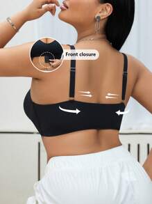 SHEIN Plus Size Women Seamless Comfortable Bra