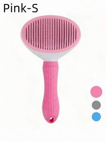 1/2 件猫咪美容刷，自清洁宠物美容刷，适用于狗猫宠物美容刷工具，可轻柔去除松散底毛、垫子缠结毛发，宠物按摩自清洁刷升级版 - 彩色 - 查看 19