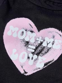 PETSIN 1 Pettorina per cani e gatti universale stampata con la scritta "Mamma+Io=Amore" in stile casual, traspirante e confortevole - Multicolore - Visualizzare 3