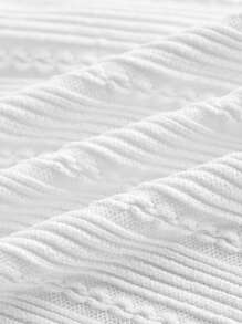 SHEIN Áo thun nữ hở lưng gợi cảm tay ngắn có họa tiết, thích hợp cho tiệc hè và kỳ nghỉ bãi biển - Nhiều màu - Xem 4