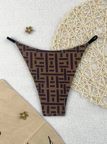 2025 Vacation Beach Bikini Bottom, Random Print For Summer - Multicolor - View 2