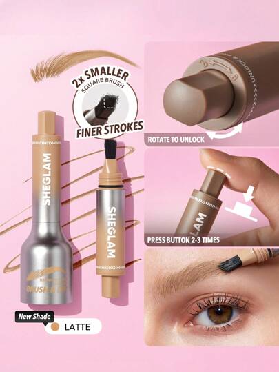 فرشاة Brow-Fection بزاوية وخطوط تشبه الشعر من Dip-Latte قلم جل Eyeborw Eyeborw سهل التلوين يدوم طويلاً يجف بسرعة تشكيل طبيعي تحديد الخطوط العريضة ملء مكياج الحواجب محدد علامة تجارية جمال مكياج مستحضرات تجميل للنساء الفتيات مثالي لفصل الخريف الشتاء مثالي ل- Y2K أزياء أنيقة هدية حفلة جاهز أفضل لون