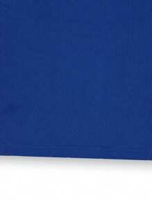 Manfinity Dauomo Men's Plain Round Neck Cropped Casual Sleeveless Blue Tank Top - Blue - View 5