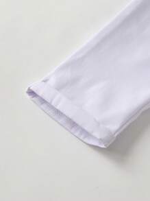 SHEIN 2pcs/Set Young Boy Embroidery Long Sleeve Shirt And Pants Gentleman Suit Chic Outfits For Autumn/Winter - Brown - View 8