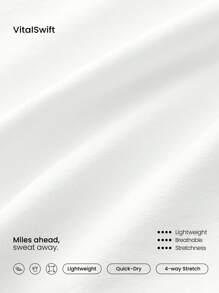 GLOWMODE Tennis Adapt Cool Stride Contrast Waistband Skirt With Side Pockets Low Impact Daily Active - White - View 4