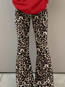 SHEIN Leap Crew Set de 2 piezas de top de manga corta y pantalones estilo minimalista casual para niñas preadolescentes, adecuado para el verano - Multicolor - Ver 4