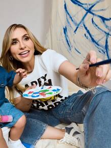 SHEIN ICON Của phụ nữ Cargo Denim Quần Với Nhiều Túi - Màu xanh lam - Xem 8