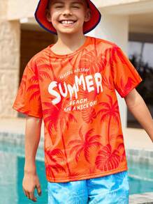 青少年男孩夏季T恤