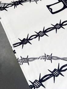 Manfinity Dauomo Men's Top ,Digital Printing Process, Hot Drilling Process, Believe Yourself Letter Printed Slogan Pattern, 2025 Spring And Summer Men's T-Shirt New Style - Multicolor - View 5