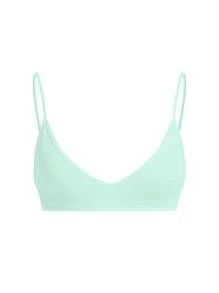 Ocili Ocili Camiseta sin costuras y elástica de punto sin aro para mujeres