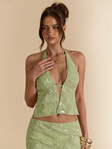 SHEIN BAE 女士日常两件套服装