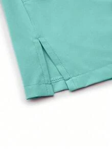 TaskEZ 1 Set Short Sleeve V-Neck Solid Color Top And Pants Uniform Scrub Set