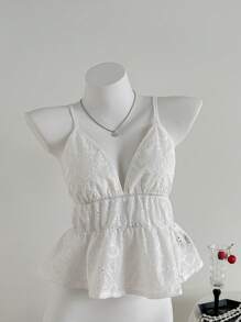 SHEIN Unity Women Simple Solid Color Slip Camisole, Fashionable For Summer