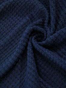 Boho Mama Váy bầu không tay màu trơn, thời trang cho mùa hè - Màu xanh hải quân - Xem 8