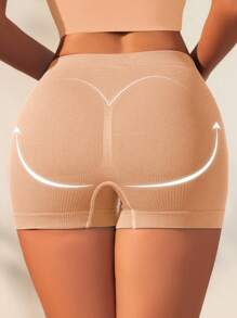 1 pieza Pantis cómodos y sin costuras para mujer - Albaricoque - Ver 2