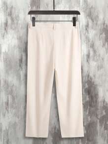 Calvornis Men's Solid Color Pleated Straight Leg Loose Casual Pants Men S Clothes Men Pants Pleated Pants