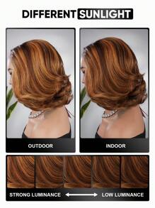 ALL READY WIG 分层剪裁融化蕾丝 4x4 无胶蕾丝闭合鲍勃假发 100% 真人发质 挑染 4P27# 弹力波浪 180% 密度鲍勃假发 度假装扮 旅行节舞会户外角色扮演校园学校海滩婚礼露营假日装扮夏季装扮 度假氛围魅力优雅休闲 Y2k 时尚风格 Ss25 关键词