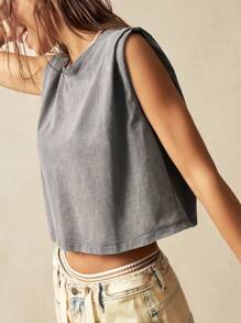 Bohemela Vacation Women's Round Neck Sleeveless Tank Top