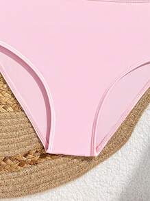 Tween Girl Cherry Print Tankini Swimsuit Set, Beach/Holiday - Multicolor - View 4