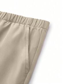 TaskEZ Solid Color Short Sleeve Top And Long Pants, Nursing Scrub Uniform Set