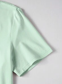 Manfinity Homme Men's Casual Simple T-Shirt And Shorts Set, Summer Summer Outfits For Men - Multicolor - View 4