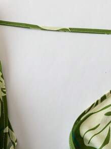 Flirla Plus Size Open Front Casual Women's Apparel Digital Print Lightweight Jacket - Multicolor - View 4