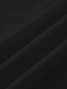 SHEIN 2pcs Tween Boys Casual Minimalist Round Neck Short Sleeve T-Shirt And Shorts Set, Suitable For Summer - Khaki - View 4