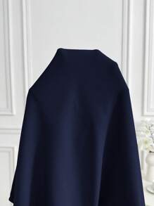 Al Najma Women's Crew Neck Long Flare Sleeve Waist Tie Elegant Abaya Robe, Modest Elegant Style For Casual Daily/Work/Holiday/Evening Parties/Wedding Guest - Navy Blue - View 6