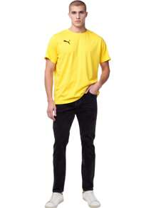 Puma 3 Pack T-Shirts - Yellow - View 4