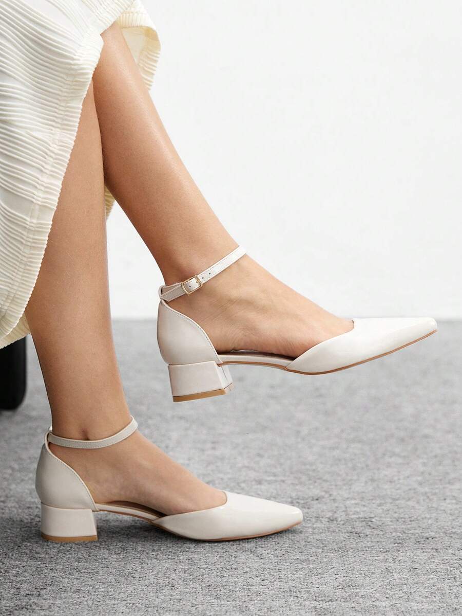 CUCCOO BIZCHIC Black Basic High Heel Mule Pumps, Suitable For Work And Commuting - Chantilly - View 1