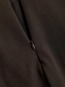 Sweetra 性感蝴蝶结腰高开衩 A 字迷你裙，女式，春夏