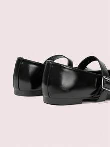 CUCCOO DOLLMOD Women's Simple & Practical Versatile Flat Dance Shoes, Korean & Japanese Style - Black - View 8