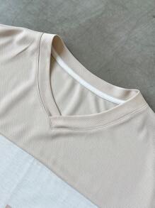 Manfinity EMRG Áo thun nam tay ngắn cổ chữ V in số, lưới vá - Nhiều màu - Xem 4