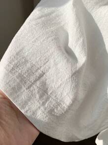 Comfortcana 2 chiếc quần short sọc vải lanh cho nữ - Màu vàng - Xem 9