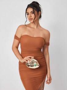 SHEIN SXY Ladies, Women Evening Bags, Clutches, Crossbody Bags, Colored Stone Inlay, Gold, Hard Box Bag, Fashionable, Luxury, Elegant, Simple, Personalized, Versatile, For Cocktail Party, Party, Prom, Club, Date, Birthday, Evening, Date Nigh, Ball, Fashionable Clutch Bags For Woman , Gold Bag