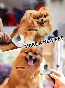 1/2 件猫咪美容刷，自清洁宠物美容刷，适用于狗猫宠物美容刷工具，可轻柔去除松散底毛、垫子缠结毛发，宠物按摩自清洁刷升级版 - 彩色 - 查看 16