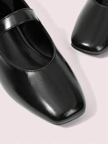 CUCCOO DOLLMOD Women's Simple & Practical Versatile Flat Dance Shoes, Korean & Japanese Style - Black - View 7