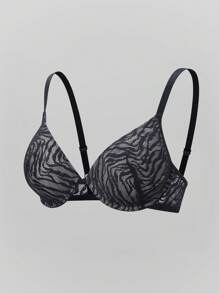 SHEIN 1pc Soft Cup Lace Padded Supportive Comfortable Bra