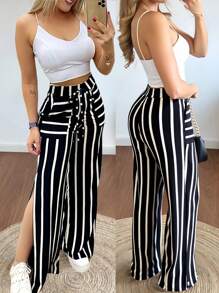 INAWLY Women Two Pieces Outfits For Daily Wear - Black - View 1