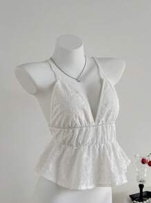 SHEIN Unity Women Simple Solid Color Slip Camisole, Fashionable For Summer