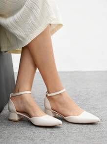 CUCCOO BIZCHIC Black Basic High Heel Mule Pumps, Suitable For Work And Commuting - Chantilly - View 4