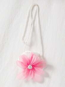 SHEIN Tween Mädchen zwischen 9-12 Jahren Elegantes Farbblock Kleid mit plissiertem Saum für den Sommer - Weiss - Übersicht 6