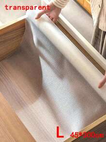 SHEIN 1 rollo de estante de cocina con diseño de margaritas, revestimiento para gabinetes no adhesivo y antideslizante, para cajones, refrigeradores, alacenas, resistente al agua y fácil de colocar.