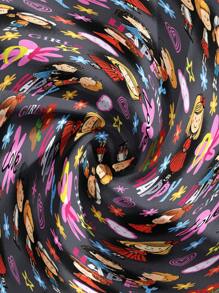 PopScrub Nursing Scrub Uniform Top, V-Neck Short Sleeve, Minimalist & Fashionable, Suitable For Summer Women Summer Tops Women For Women Women Scrubs,Women's Fashion Casual Sports Scrub Tops, Business Women Clothing, Women's Summer Tops Multi-Occasion Wear Versatility, Women's Summer Beach Shirts,Tops With Cute Puppies, Bees, Insects, Kittens, Flowers, Grass, Trees, Hearts, Clouds, Ice Cream, Donuts, Butterflies, Starfish, Tie-Dye And Other Printed Patterns - Black - View 6