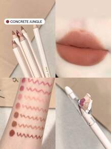 SHEGLAM Lip Facts 唇線筆-混凝土叢林奶油霧面唇線筆高色素不易褪色絲般柔滑啞光輪廓色調唇彩 品牌 美容 化妝 化妝品 適合女性與女孩 完美搭配冬季春季 Y2K 時尚 流行 生日禮物 假期 派對準備就緒 最佳顏色 - Concrete Jungle - 查看 1